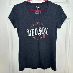 Boston Red Sox 47 T-Shirt Fitted Grey / White / Red Size Medium